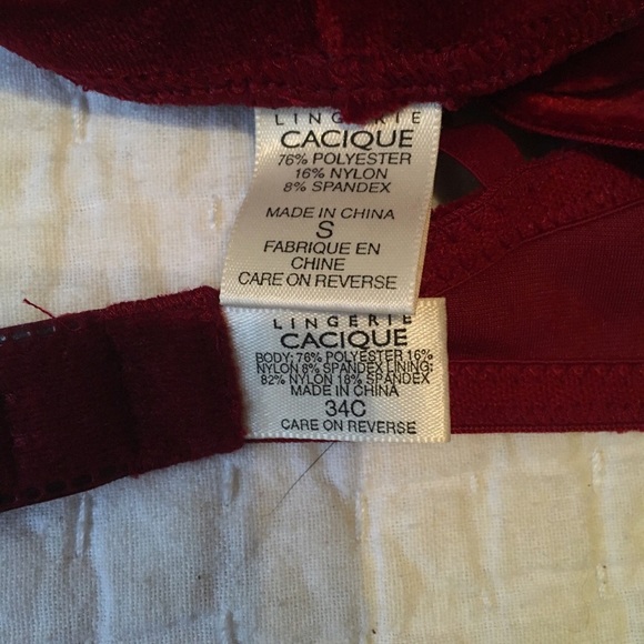 Vintage velvet lingerie set - Picture 4 of 4