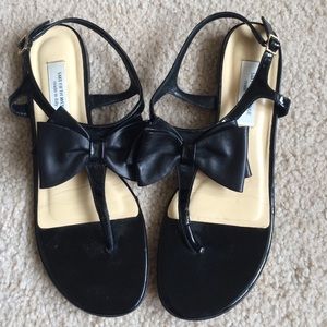 Saks Fifth Avenue bow sandals