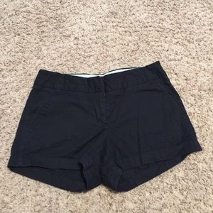 Black Chino J crew Shorts