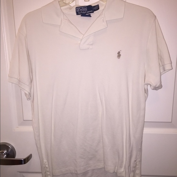 White Polo collared shirt