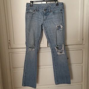 Distressed American Eagle jeans