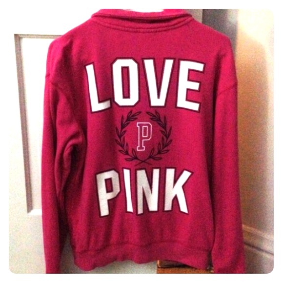 Half Zip Pullover PINK vs
