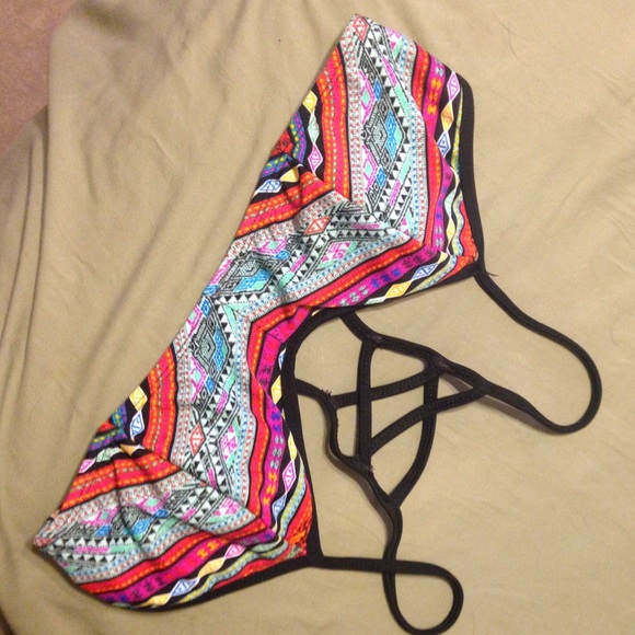 Tribal swim suit top
