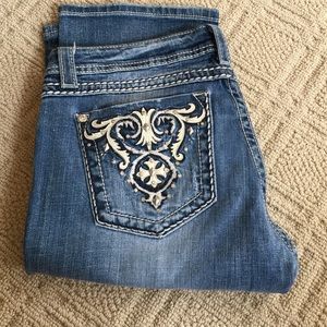 Miss Me boot cut medium wash jeans size 30.