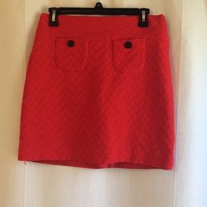 Red Mini skirt