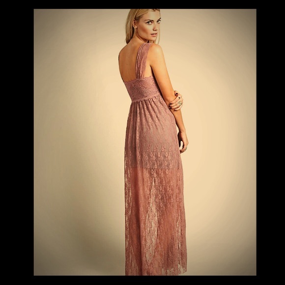 NWT Free People Rose maxi Medium + grey slip Large