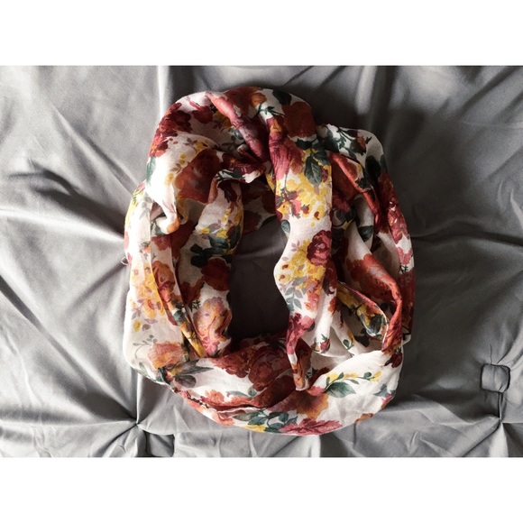 RESERVED Floral Scarf