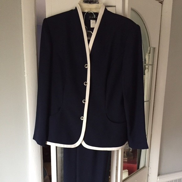 Navy Pant Suit 14