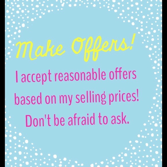 💗 PLEASE USE THE OFFER TAB! 💗
