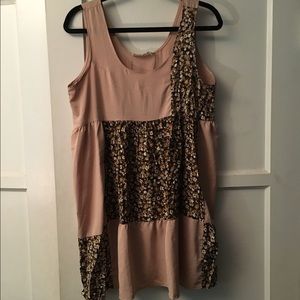 Urban Outfitters Floral Patch Babydoll Dress