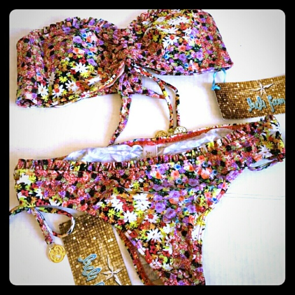 Luli Fama floral bikini
