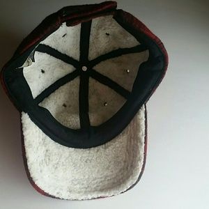 sherpa lined baseball cap