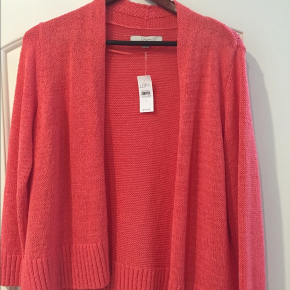 LOFT Coral Sweater