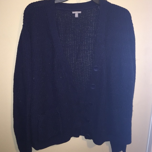 Blue cardigan