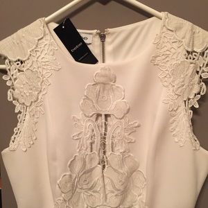 Bebe white dress
