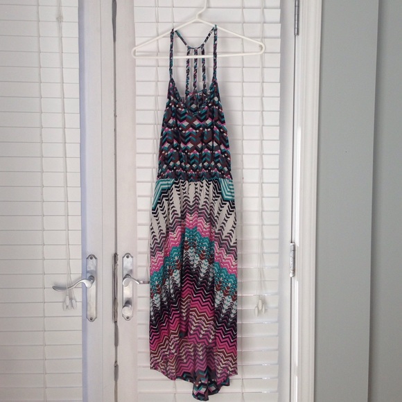 Charlie Jade hi-lo silk dress