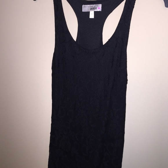 Lace black dress
