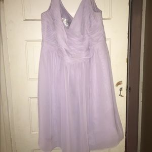David's Bridal Light Purple Dress!