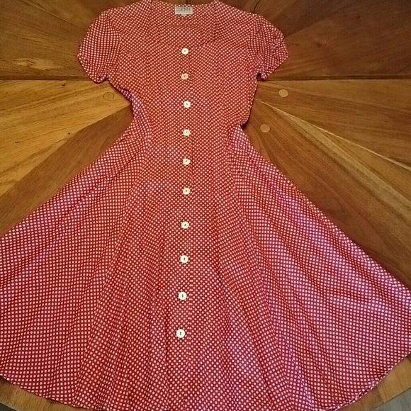 esprit red dress