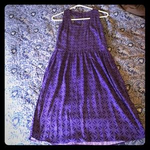 Purple dress