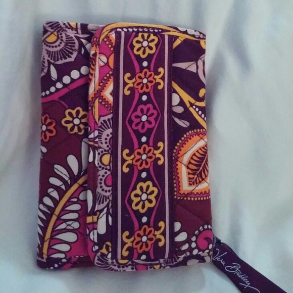Vera Bradley Euro Wallet in Safari Sunset