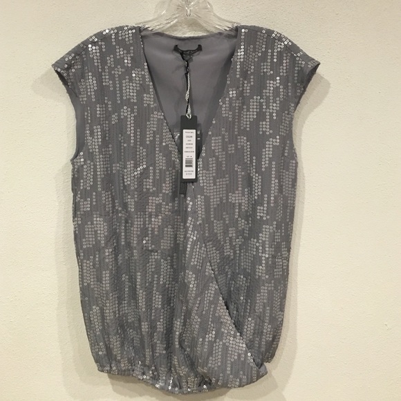 Michael Stars sequin top - Picture 2 of 4