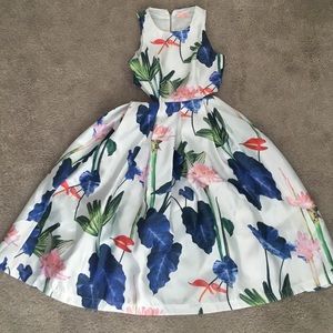 Floral midi dress