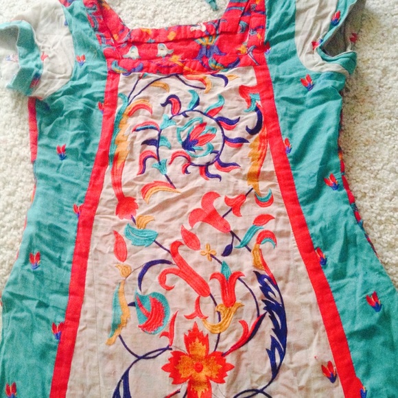 Swiss lawn dress