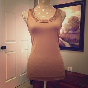 The Limited tan stretch camisole