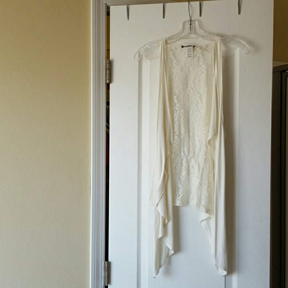 Lace back vest