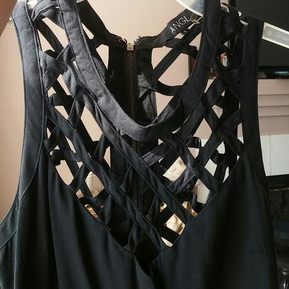 ANGL blk dress size L