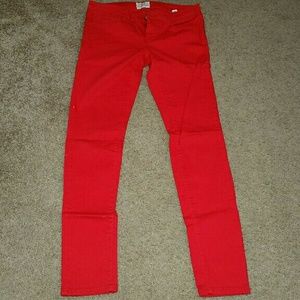 True red Aero ultra skinny jeans size 5/6