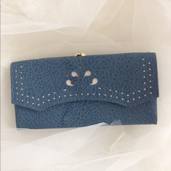 VINTAGE 1970's Princess Gardiner blue wallet