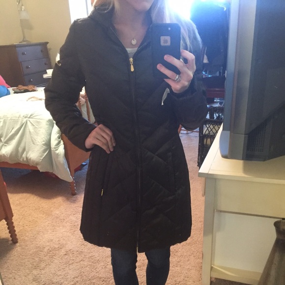 Dark Brown 1 Madison luxe outerwear puff jacket