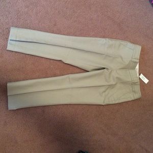 Beige Banana Republic slacks