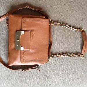 DVF bag w/ cross body, shoulder and satchel strap.