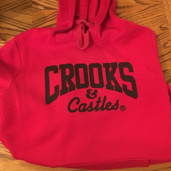 Crooks&Castles Red Hoodie Women's Small - Picture 1 of 3