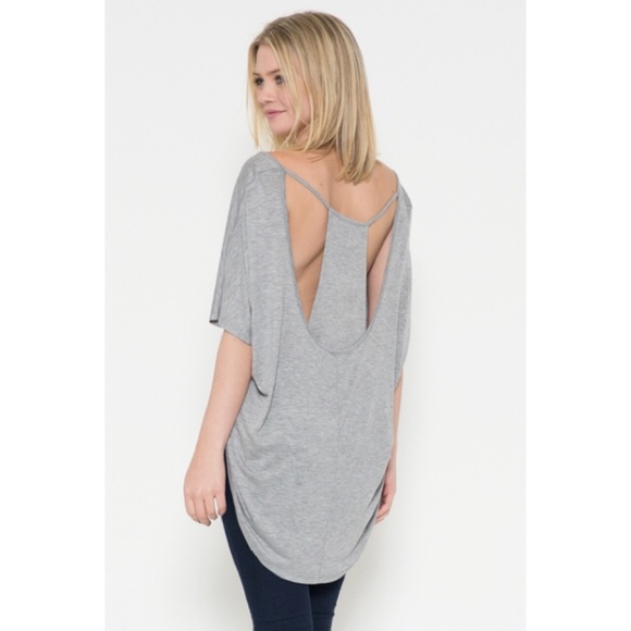 Tops - Layered Back Top-MEDIUM