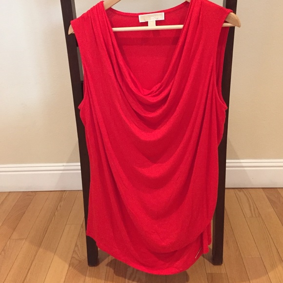 Michael Kors red top