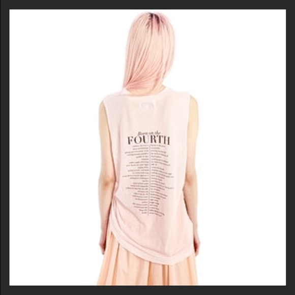 Wildfox Tops - NWOT Wildfox born on the fourth t shirt