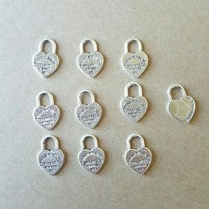 30 Tiffany charms for crafts
