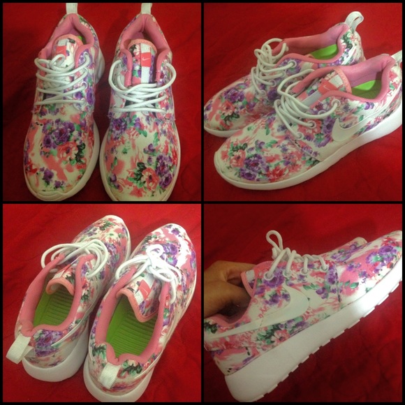 Floral Roshe Runs😍💎🌺💦👟