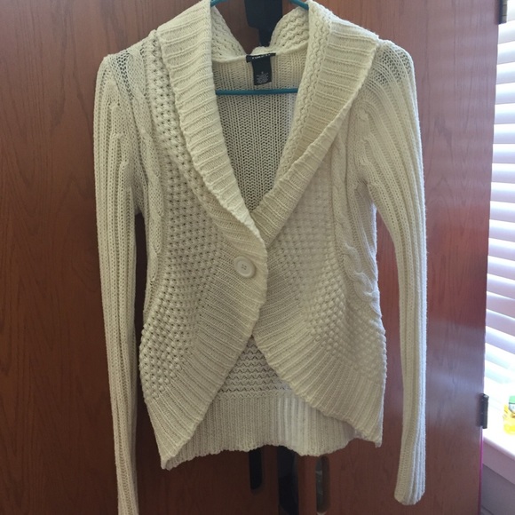 Sweater Cardigan- cream colored