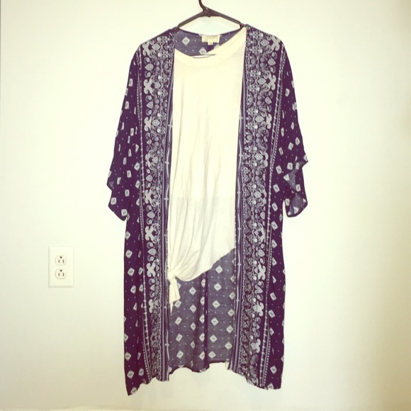 LA Hearts long kimono