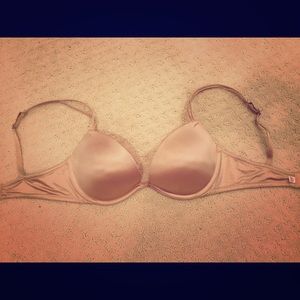 Victoria's Secret nude push-up plunge bra