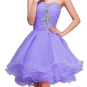 Lilac Homecoming Dress