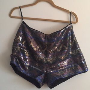 Glitter shorts