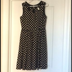 Kate Spade: Polka Dot Fit and Flare Dress Size 6