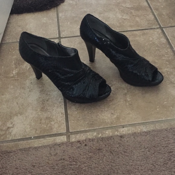 Black high heels