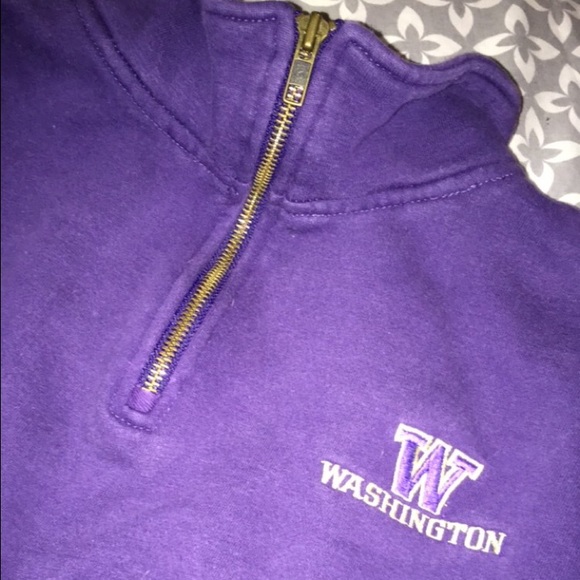 Half Zip Pull over Husky Sweatshirt